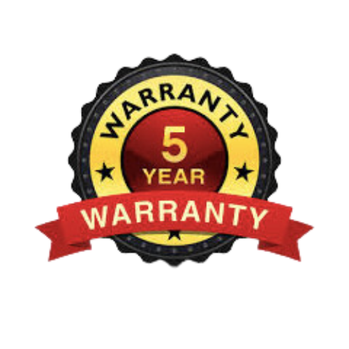 5 Year Warranty