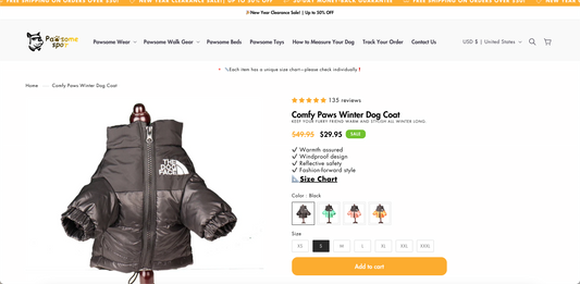 Dog Winter Jacket